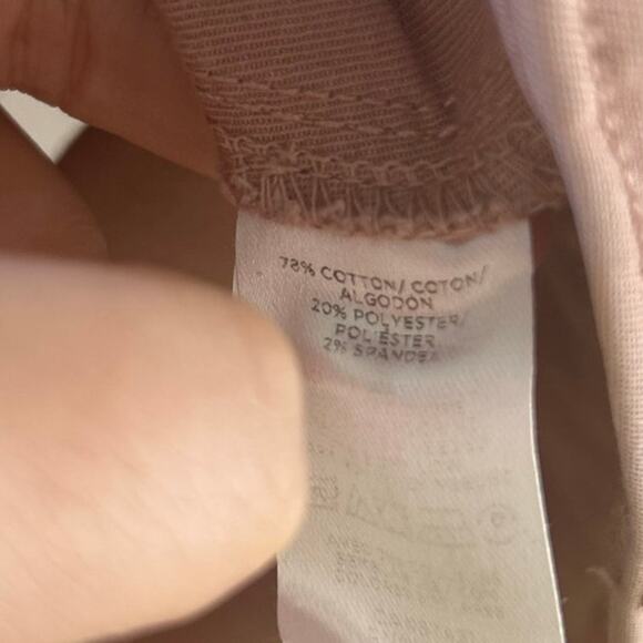 Loft Pale Mauve Pink Cut Off Cargo Shorts - Picture 5 of 6